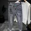 Jeans Masculino Stretch Slim-fit Skinny Jeans Moda Masculina Moda Calça Calça Mendigo Calças Mendigo