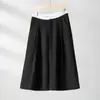 Pantalones de traje grises de alta gama de pierna ancha para mujer, nuevo estilo verano 2026, de cintura alta, adelgazantes, línea A, cropped casual rectos
