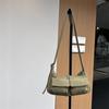 Bolsa de Lona para Motocicleta Leve Transfronteiriça, Bolsa Transversal Simples e Fofa, Bolsa de Lona Casual Ajustável de Ombro Único Atacado