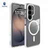 Funda de teléfono Samsung S26 transfronteriza, magnética, colorida, dos en uno, S25 Ultra transparente, funda protectora a prueba de caídas