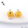 Acessórios DIY Ouro Areia Antigo de Longa Duração Contas de Flor Rosa Sólida Contas Espaçadoras Pulseira Colar Acessórios de Joias com Contas