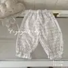 Calças Antimosquito Infantis Ningli Verão Novo Estiloso Calças Lanterna Infantis Roupas Infantis de Verão Calças Casuais Finas para Bebê