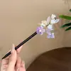 Nuevos Accesorios de Horquilla de Lirio del Valle Estilo Chino para Mujeres, Horquilla, Palillo para el Cabello, Aleación, Estilo Antiguo, Sensación de Alta Gama, 2026, Cheongsam, Floral, Hanfu