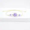 Venta Directa de Fábrica de Pulseras de Flores Naturales Reales, Encaje de Flores Secas Hecho a Mano, Cuentas de Vidrio de Flores, Accesorios de Mano para Estudiantes Niñas