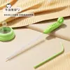 Ferramenta de limpeza para tampas de copo com canudo, de grau alimentício, para uso doméstico, projetada especificamente para limpar mamadeiras e tampas de canudo