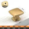 Maçaneta Europeia Dourada Armário Guarda-Roupa Retro Americano Porta Móvel Gaveta Sapateira Simples Sólida Redonda Pequena