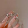 Pendientes con forma de mariposa líquida para oreja, con clip para hueso de oreja, estilo único, estilo europeo y americano, modernos y elegantes.
