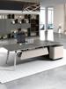 Mobiliário de Escritório Atacado Mesa de Chefe Simples Moderna Executiva Mesa de Escritório de Gerente Conjunto de Mesa e Cadeira para Escritório de Supervisor