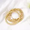 Conjunto de 6 Pulseras de Abalorios Geométricos con Estrella Transfronteriza Europea y Americana, Joyería de Mano Versátil Irregular CCB Estilo Simple Festivo