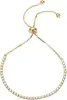 Nuevo Tobillera Pulsera Sencilla de Trébol de Cuatro Hojas de la Suerte para Mujer Francesa Dulce de Alta Gama Zirconia Hueca Flor de Cuatro Hojas Tobillera