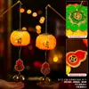 Linterna del Festival de Mediados de Otoño Adorno Colgante Terminado Nuevo Estilo 2026 Linterna de Palacio Estilo Antiguo Luminosa de Mano para Niños Decoración Colgante de Caqui Ruyi