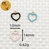 Geometría Flotante DIY Accesorios de Joyería Coreana Pulsera Colgante Monocromática Redonda Triángulo Corazón Cuadrada Banda de Goma