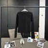 [En Stock] Camiseta Básica Querida Normcore de la Sra. C para Mujer 2024 Nueva Versátil de Manga Larga para Mujer