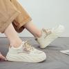 2024 Verano Malla Transpirable Todo-fósforo Nuevos Zapatos Blancos Zapatos de Mujer Zapatos de Tabla Suela Gruesa Zapatos Deportivos Torre Zapatos de Malla de Verano