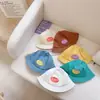 Chapéu de Bebê Primavera e Verão Fino Bordado com Letra Chapéu de Pescador Meninos e Meninas Moda Chapéu de Sol Proteção Solar para Viagem Chapéu de Bacia