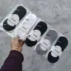 Calcetines Invisibles de Boca Baja Huicheng Dew para Hombres y Mujeres Verano Tubo Corto Combinan con Todo Silicona Antideslizante Calcetines Bajos con Forma de Flor