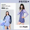 Traje de Baño de Dos Piezas para Mujer 2025 Nuevo Estilo Protección Solar Manga Larga Conjunto Conservador Tallas Grandes mm Cubre Traje de Baño Bermudas Traje de Baño de Verano