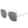 Gafas de sol cuadradas de montura grande para mujer, de alta gama, sencillas, transfronterizas, superventas, vintage, champán degradado, gafas de sol con protección solar