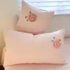 Fundas de Almohada de Algodón tipo Waffle, un Par de Rellenos de Almohada, Fundas de Almohada de Algodón Puro Frescas y Sencillas para Dormitorios de Estudiantes, Pieza Individual