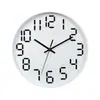 Reloj de pared reloj de sala de estar reloj de cuarzo moderno minimalista personalidad Moda reloj de una cara dormitorio hogar redondo reloj silencioso