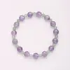 Pulsera Popular Nueva de Estilo Retro Chino de Xiaohongshu con Amatista Lavanda, Cristal Rosa y Joyería de Aventurina en Contraste