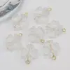 Trevo da Sorte Colorido Transparente Estilo Vintage Acessórios de Miçangas DIY Feitos à Mão Adequados para Grampos de Cabelo, Pulseiras e Brincos Materiais