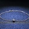 Pulseira de Prata 925 Pulseira de Moissanita Moissanita t Pulseira Bolha Doméstica Feminina Transmissão ao Vivo Venda Direta da Fábrica Transmissão ao Vivo Douyin
