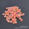 Accesorios de Cuentas Pequeñas de Flor de Ágata Roja del Sur, Piezas Decorativas, Componentes para Joyería DIY