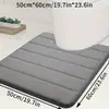Suministro Transfronterizo de Alfombrillas de Suelo de Terciopelo Coral, Color Sólido, Absorbentes de Agua, Antideslizantes, Resistentes a Manchas, Fáciles de Limpiar, Alfombrillas para Pies, Alfombrillas de Baño Disponibles al por Mayor