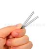 Fabricantes mayoristas de horquillas realmente sujetan 4.5cm doble tenedor pico de pato galvanoplastia adorno para la cabeza de niños horquilla de metal bienvenido a preguntar
