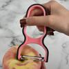 Utensilios de cocina directos de fábrica, pelador de frutas de acero inoxidable, juego de pelador creativo, cepillo para melones, juego de tres piezas