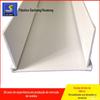 Perfil base de canaleta plástica branca rígida de PVC perfil plástico anti-envelhecimento de PVC perfil de extrusão de PVC fábrica