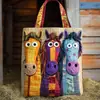 2026 Estación Independiente Transfronteriza Amazon Bolso Nuevo Bolso Tote Estampado Digital Bolso Tote Acolchado de Moda