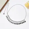 Corrente de cintura com franjas estilo étnico, simples e versátil, corrente de nicho da moda para decorar vestidos e saias, corrente fina de cinto para cintura