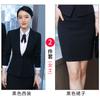 Traje formal de oficina profesional de otoño para hombre y mujer, traje de tres piezas, traje formal de manga larga, uniforme para hotel, restaurante, KTV