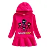 Vestido Moletom com Capuz Infantil Novo Primavera e Outono Desenho Animado Menina Bebê Transfronteiriço Casual Estiloso
