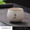 Xícara de Mestre Jingdezhen Gelo Negro Xícara Única Azul e Branca Xícara de Chá Transfronteiriça Enfeites para Casa Construídos E-commerce Dropshipping