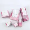 Caja de Cartón Blanco Impresa, Caja de Color Personalizada, Universal para Té, Cosméticos y Productos para el Cuidado de la Piel, Caja de Cartón Blanco de Alta Gama, Personalizada