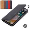 Comercio Exterior Adecuado para Iphone12 Funda Flip Cubierta Protectora con Fuerte Succión Magnética Automática Material Retro con Sensación de Piel Funda de Cuero