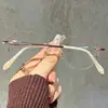 Óculos de Leitura de Luxo Leve para Mulheres, Sem Aro, Exquisitos, Incrustados com Diamantes, Protetores para os Olhos, Óculos de Presbiopia de Alta Qualidade, Óculos Anti-Luz Azul de Alta Qualidade para Pessoas de Meia-Idade e Idosos