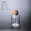 Frasco de Vidrio para Almacenamiento Frasco para Comida Té Frasco Sellado con Corcho de Bola Frasco para Almacenar Café Frasco para Dulces