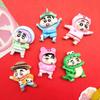 Accesorios de resina de niño pequeño lindo de crossdressing de dibujos animados medianos, pegamento de crema DIY para funda de teléfono, diadema, pasador, pegatinas para vaso de agua