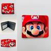 Bolsa para Monedas Super Mary Mario Bros Mario Estudiante Hombres y Mujeres Billetera Plegable de Cuero PU Porta Tarjetas