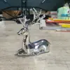 Novos enfeites de veado banhados a ouro transfronteiriços, direto do fabricante, decorações de mesa sopradas, enfeites criativos para mesa de escritório