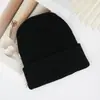 Gorro de Punto de Color Sólido sin Visera para Invierno, Gorro de Moda Casual Versátil, Gorro Cálido para Deportes al Aire Libre y Ciclismo para Hombres y Mujeres