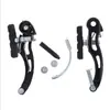 Juego de frenos de bicicleta de montaña de aluminio con freno en V delantero y trasero, accesorios para montar en bicicleta con freno en V de aluminio