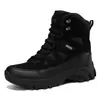 Botas de caminhada para exterior, botas militares para treino de campo, cano médio masculino, tamanho grande, estilo das forças especiais russas, adequadas para caminhadas, exploração e operações de resgate