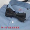 Pajarita de boda estilo chino para padrino de boda, vestido formal para hombre, novio, boda, vino tinto, lazo estilo británico coreano.