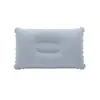 Almohada Inflable de Viaje para Exteriores, Almohada de Viaje en Forma de U, Almohada para el Cuello, Esencial de Viaje, Plegable Portátil, Almohada de Aire Flocada