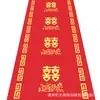 Alfombra Roja de Boda Decoración Desechable para Boda Montaje de Escena de Boda con Carácter Rojo Doble Felicidad, Engrosada para Escaleras y Sala de Estar